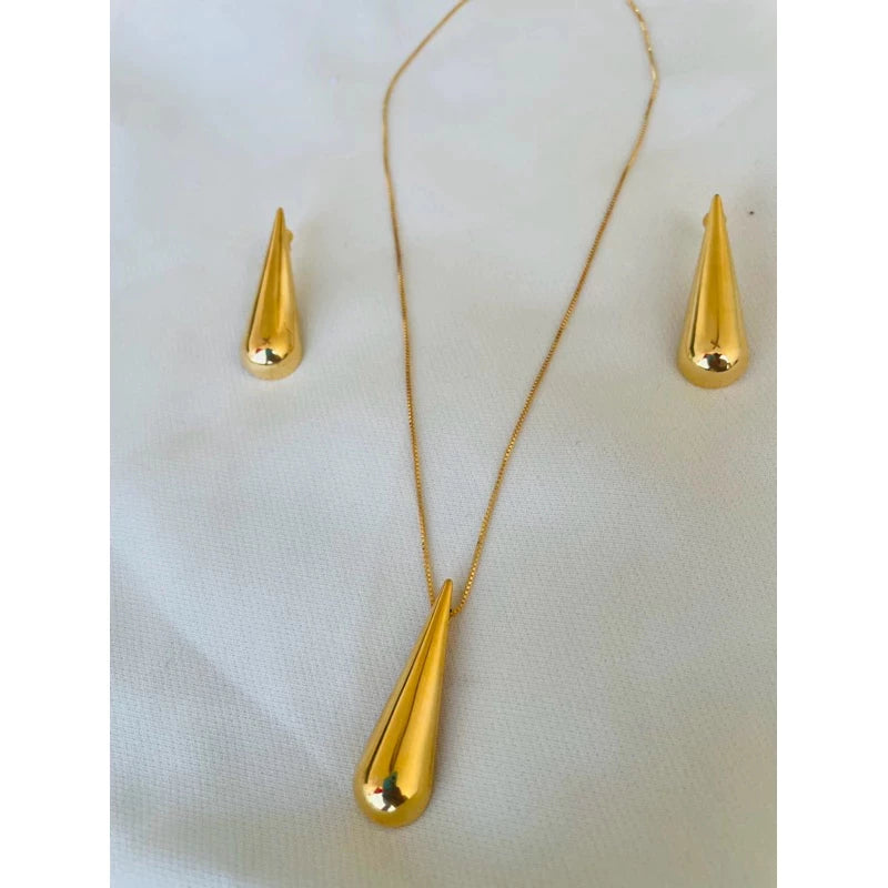 Conjunto Gota Metal Curvado