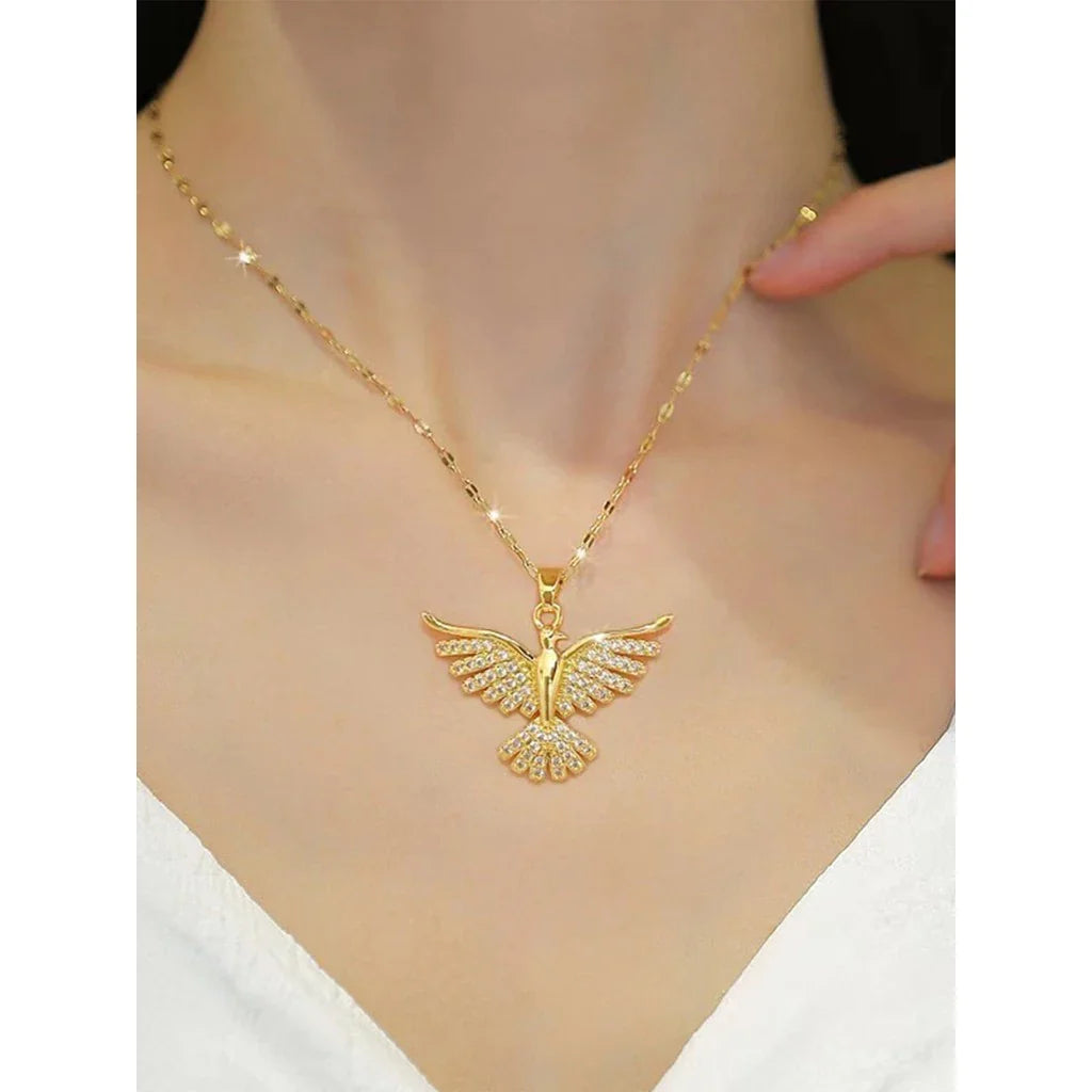 Colar Phoenix Dourada