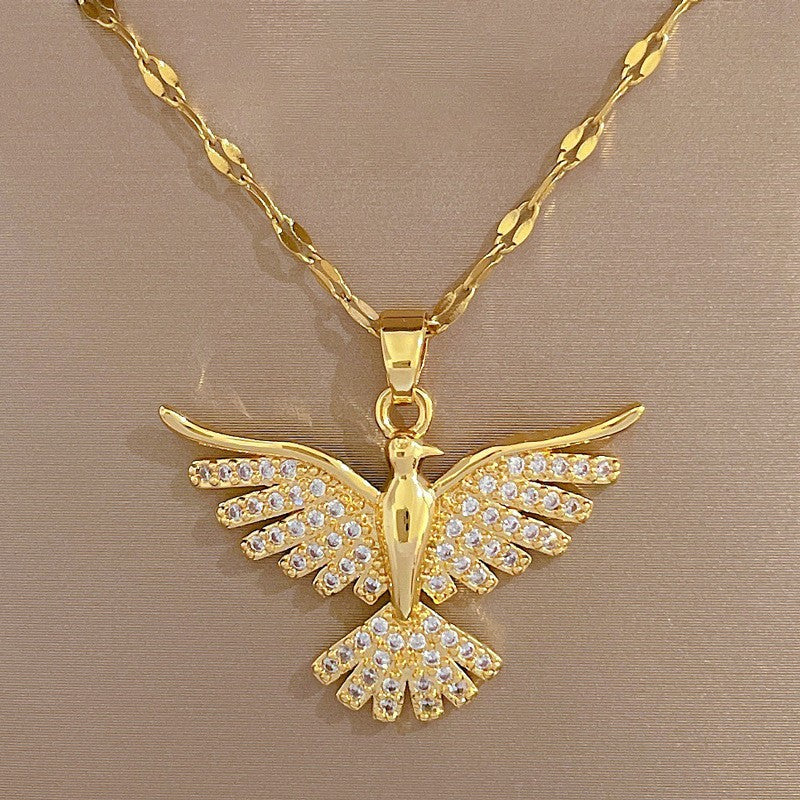 Colar Phoenix Dourada