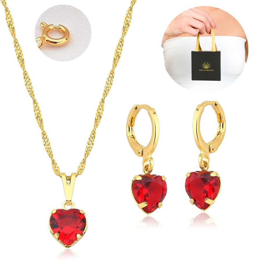 Conjunto Colar e Coração da Alma