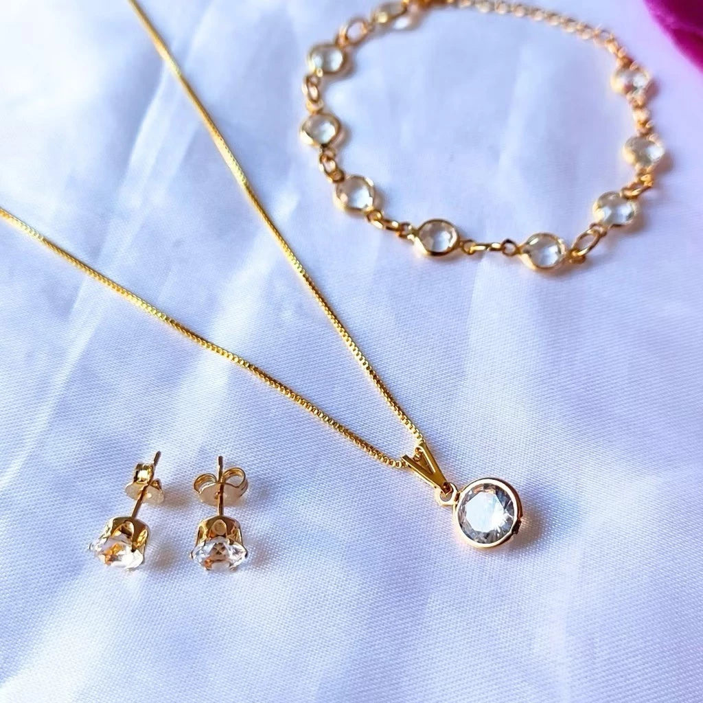 Conjunto Colar + Pulseira Sevilla