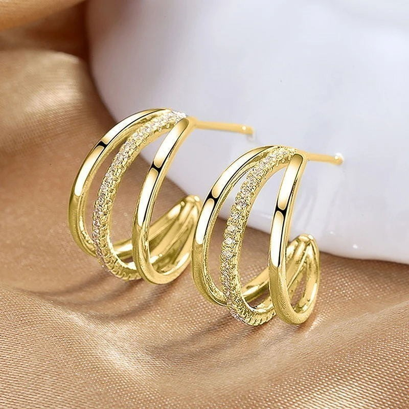 Brincos Circle Love