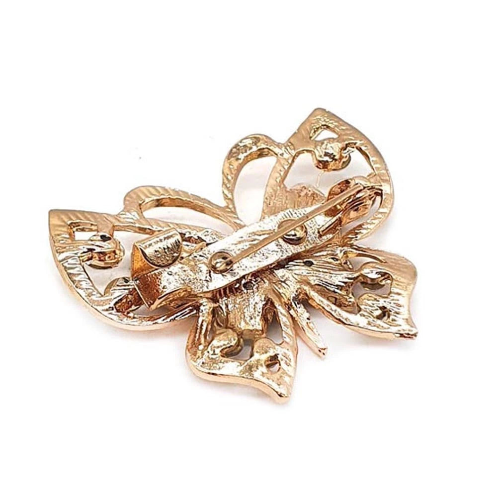 Broche Borboleta com Strass