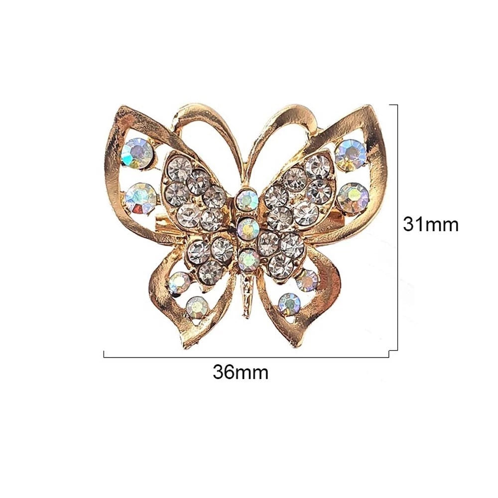 Broche Borboleta com Strass