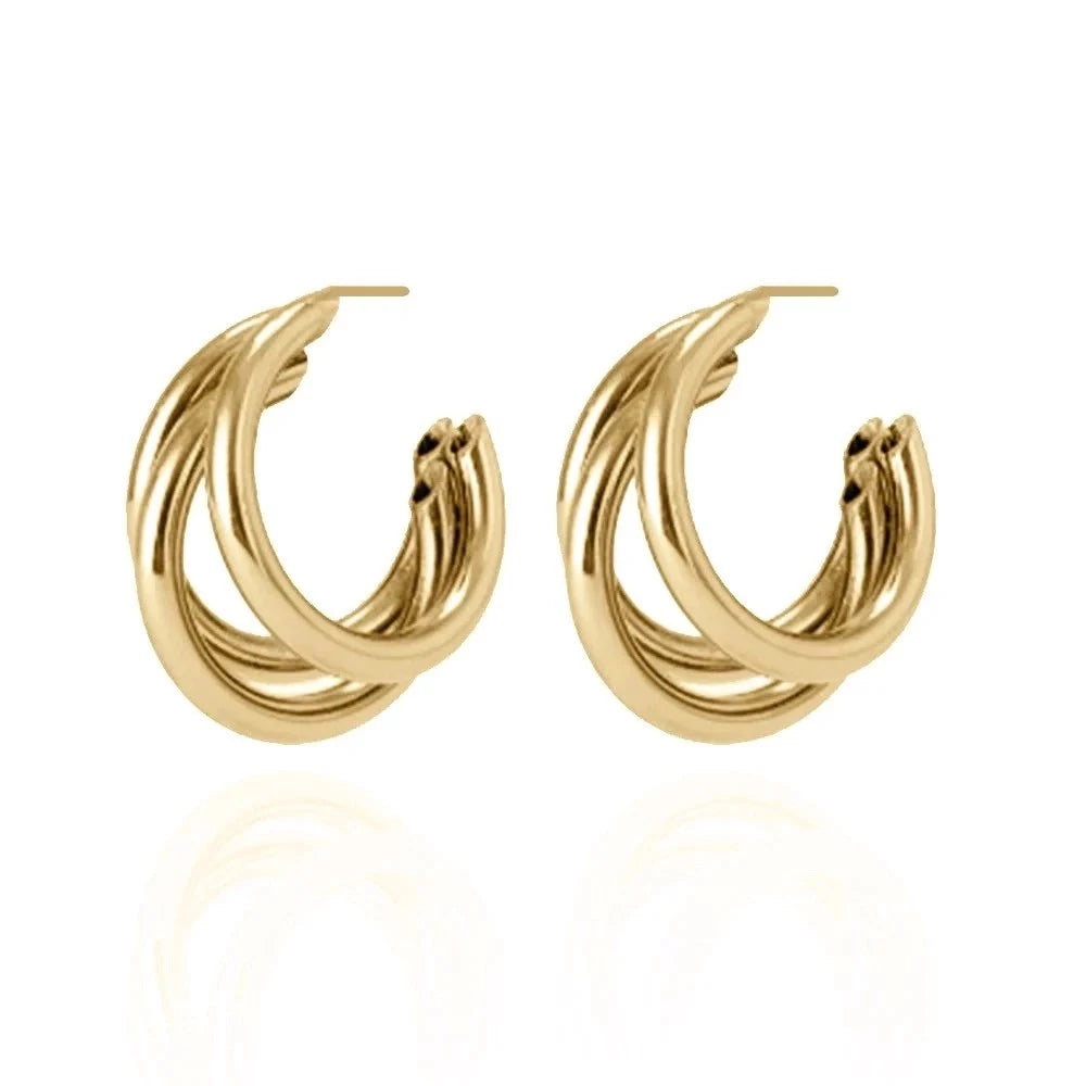 Brinco Argola Tripla