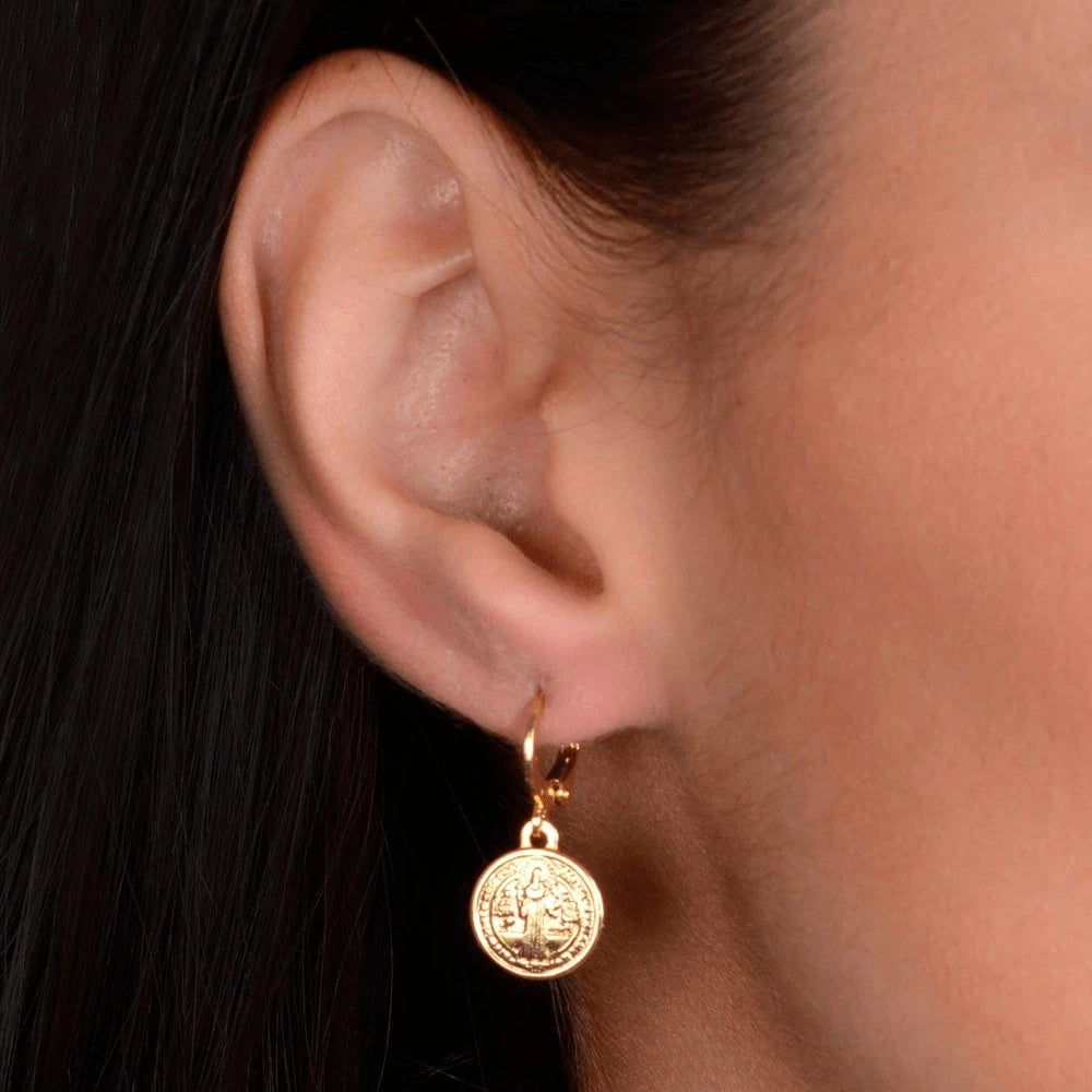 Brinco Religioso Com Medalha