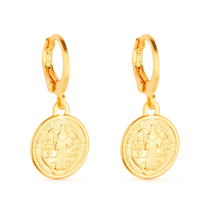 Brinco Religioso Com Medalha