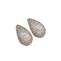 Brinco  Gota Cravejada de Zircônia