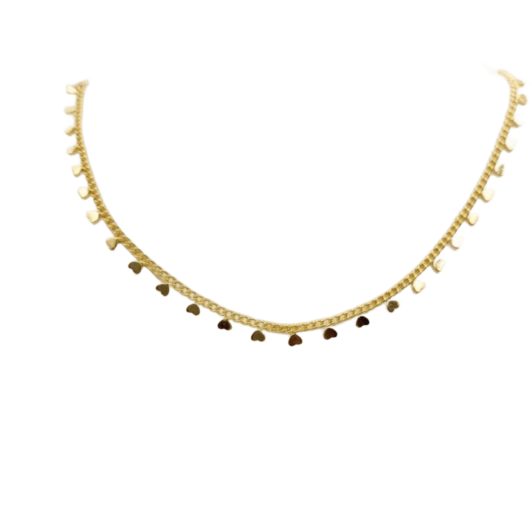 Colar Choker Mini Coração