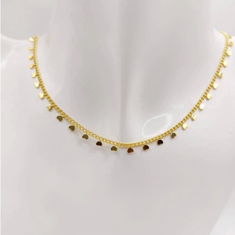 Colar Choker Mini Coração