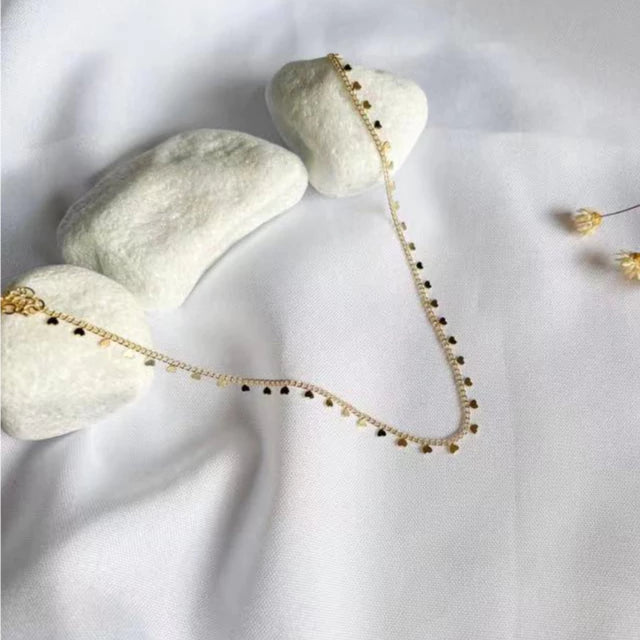 Colar Choker Mini Coração