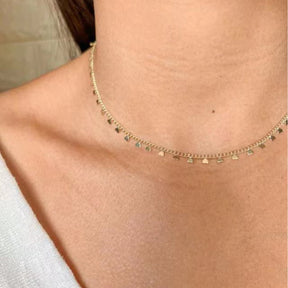 Colar Choker Mini Coração