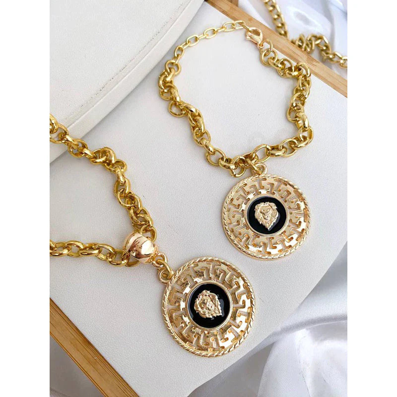 Conjunto Colar e Pulseira Maya