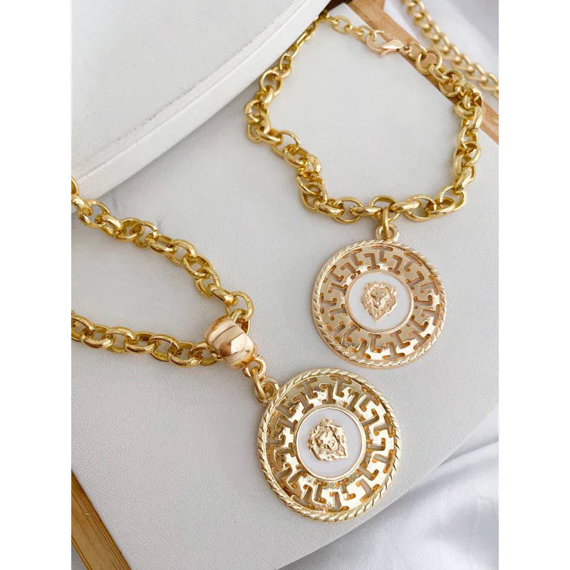 Conjunto Colar e Pulseira Maya