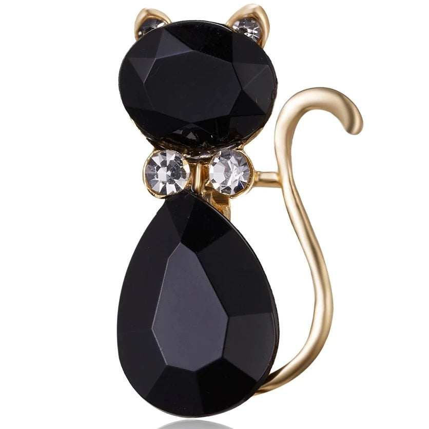 Broche De Gato Strass