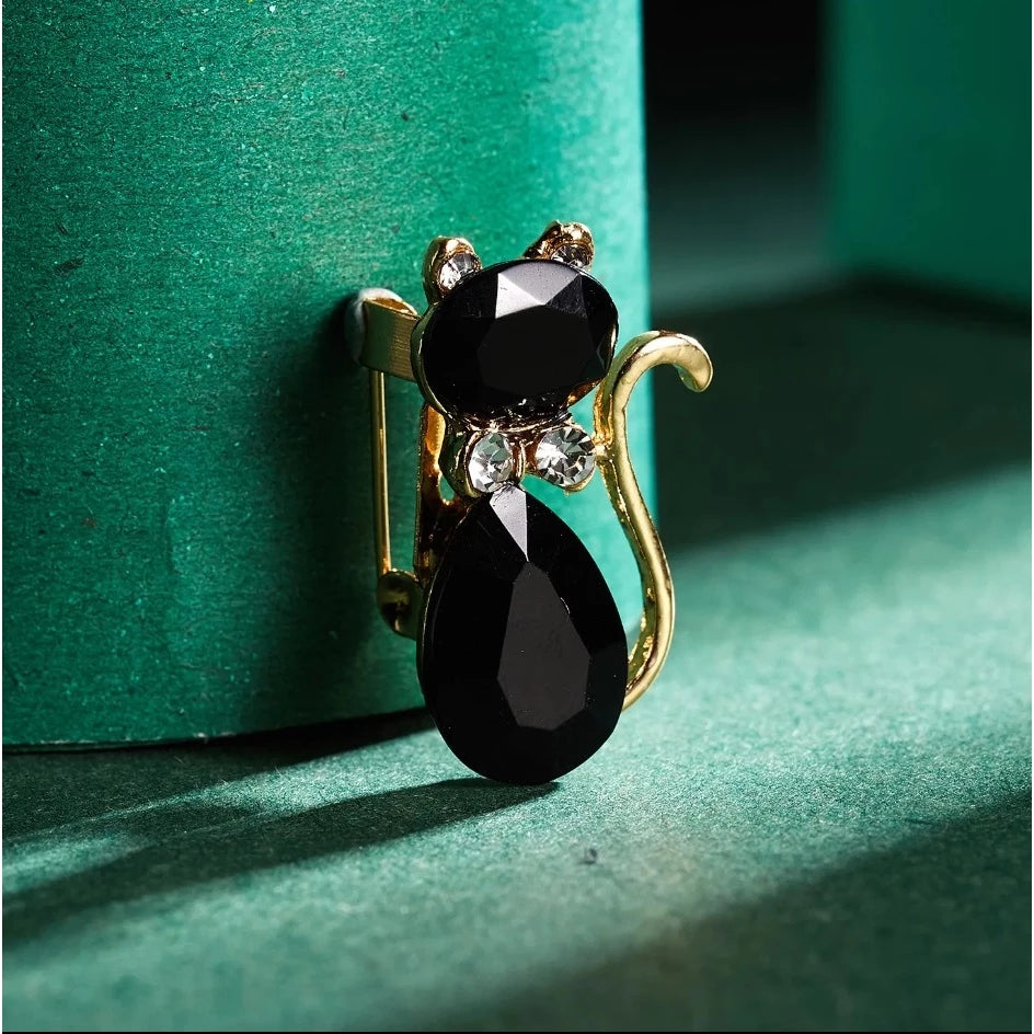 Broche De Gato Strass