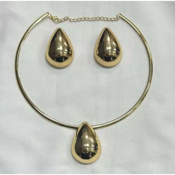 Conjunto Luminous Colar e Brinco