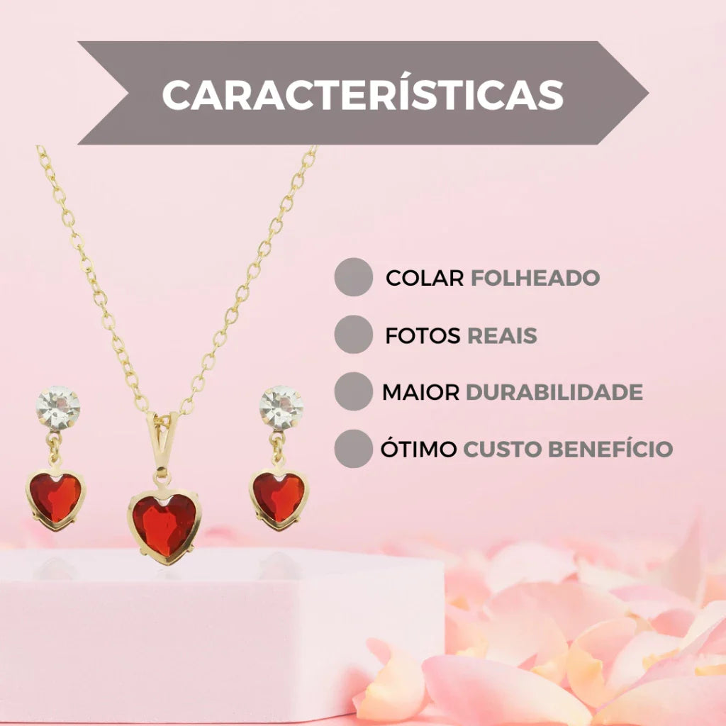 Conjunto Coração de Moça