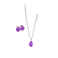 Conjunto  Ponto de luz Colar e Brinco