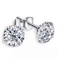 Brinco De Pedra Zircônia Strass Ponto de luz
