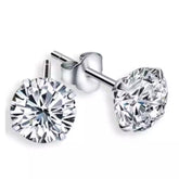 Brinco De Pedra Zircônia Strass Ponto de luz