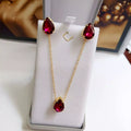 Conjunto  Ponto de luz Colar e Brinco