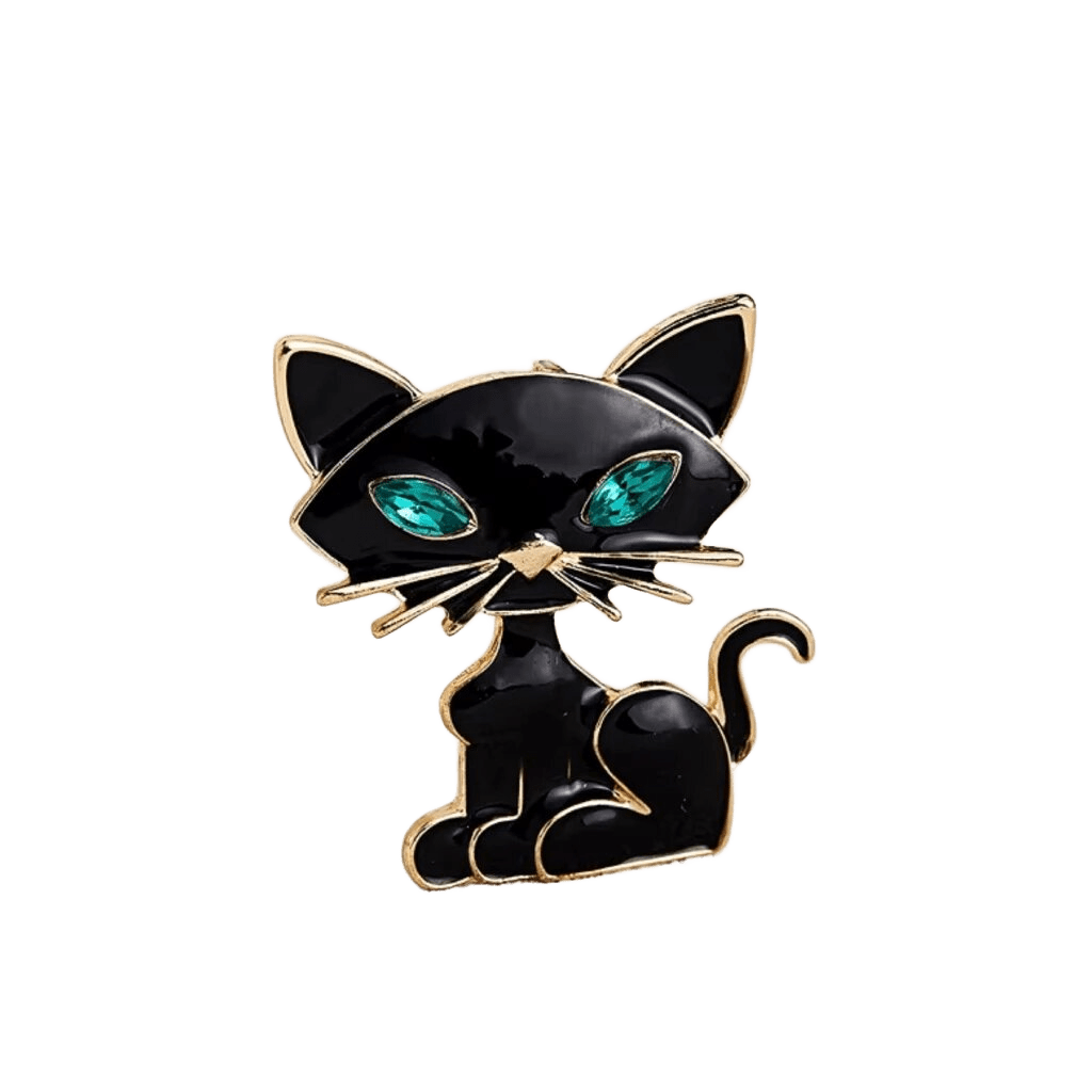 Broche De Gato Strass