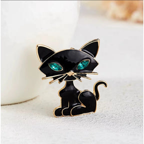 Broche De Gato Strass