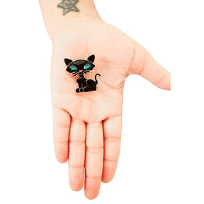Broche De Gato Strass