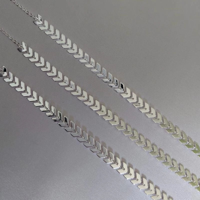 Colar Choker Escama De Peixe