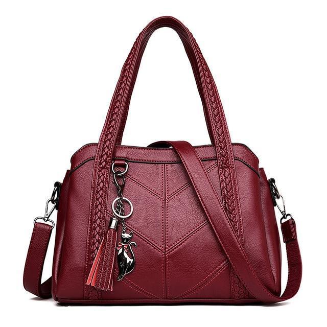 Bolsa Feminina Luxo Couro