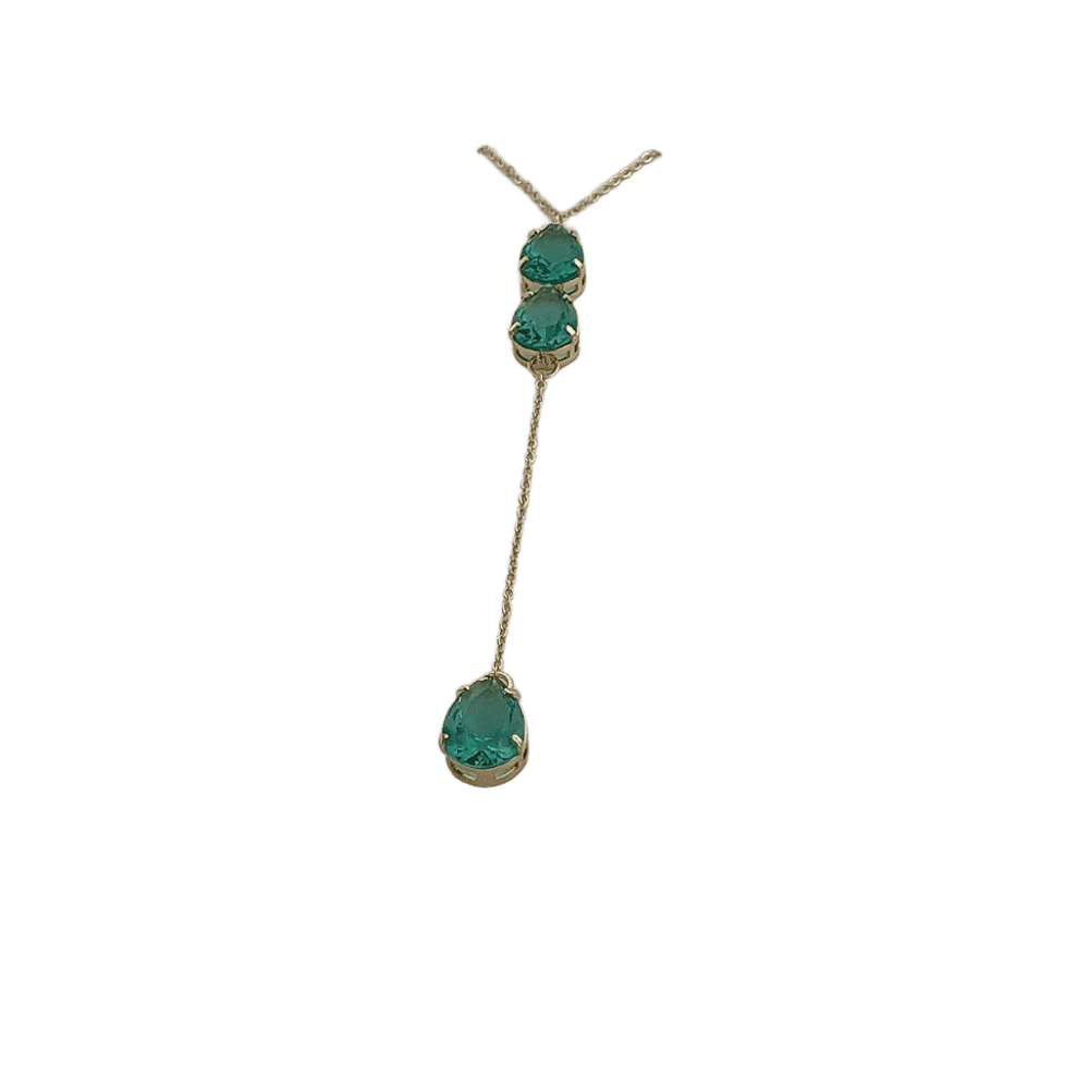 Colar Gota de Turmalina
