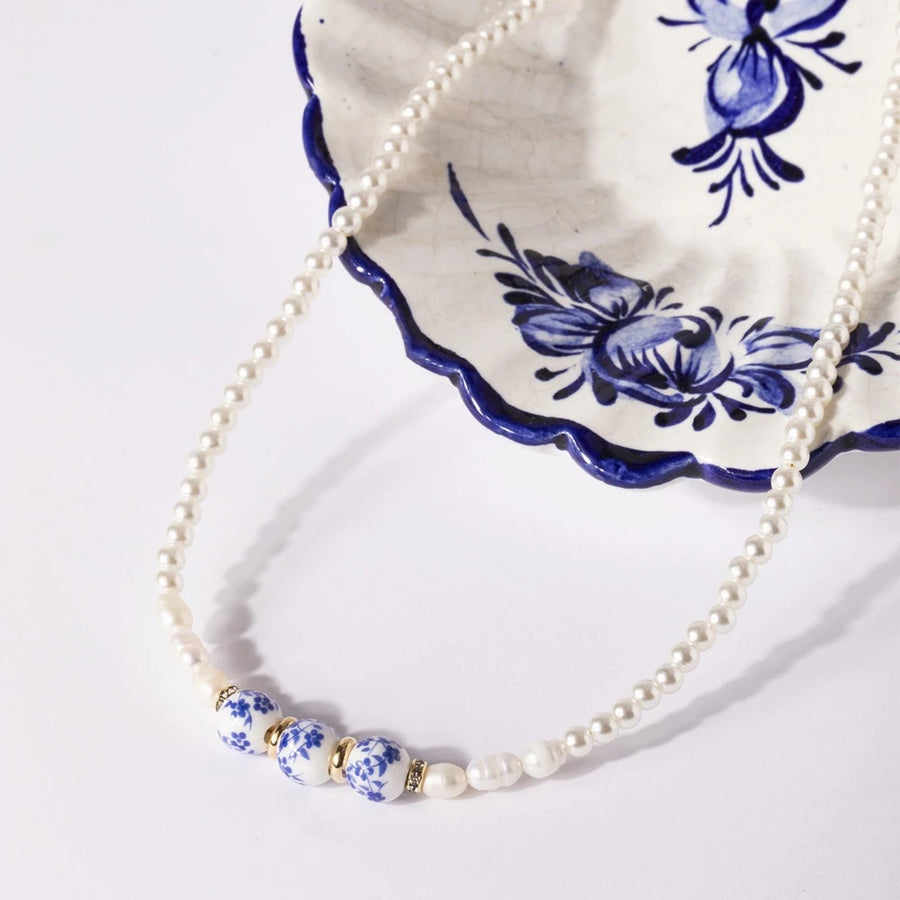 Colar Feminino Pérolas Porto