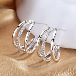 Brincos Circle Love