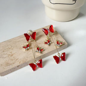 Brinco Borboleta Pendente