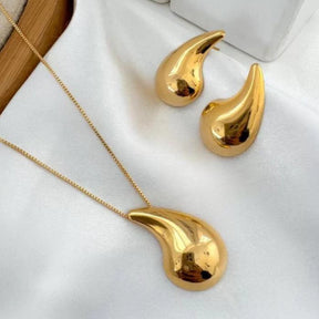 Conjunto Gota Metal Curvado