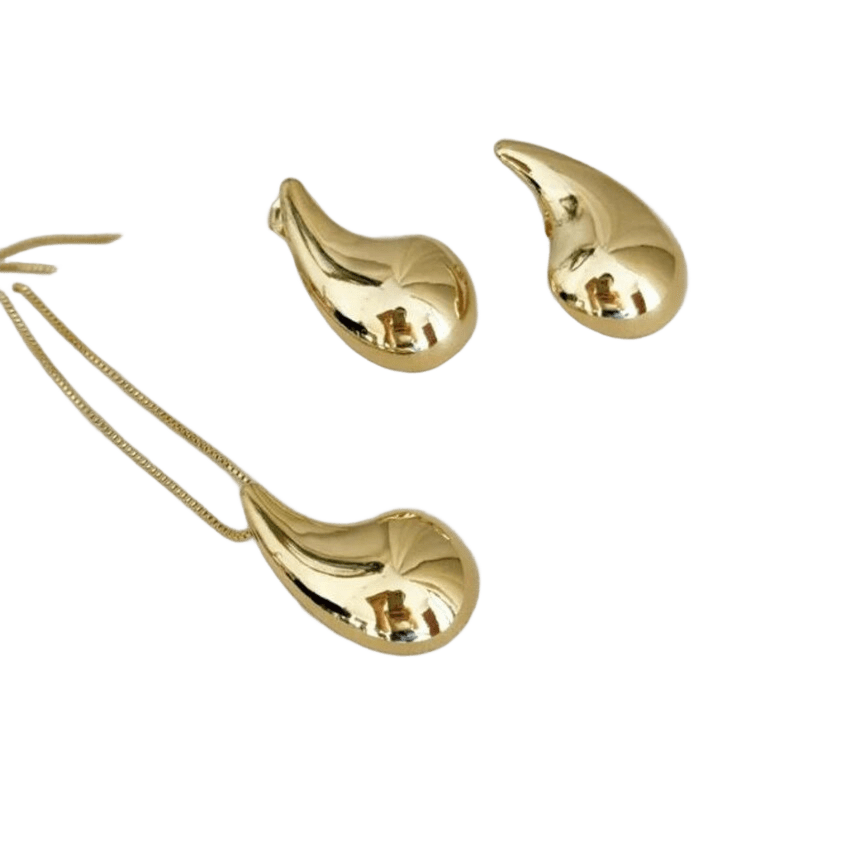 Conjunto Gota Metal Curvado