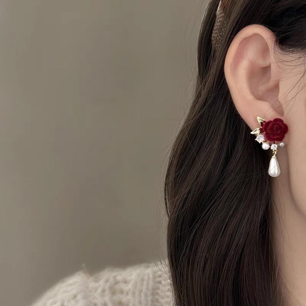 Brinco Rosa Perolada