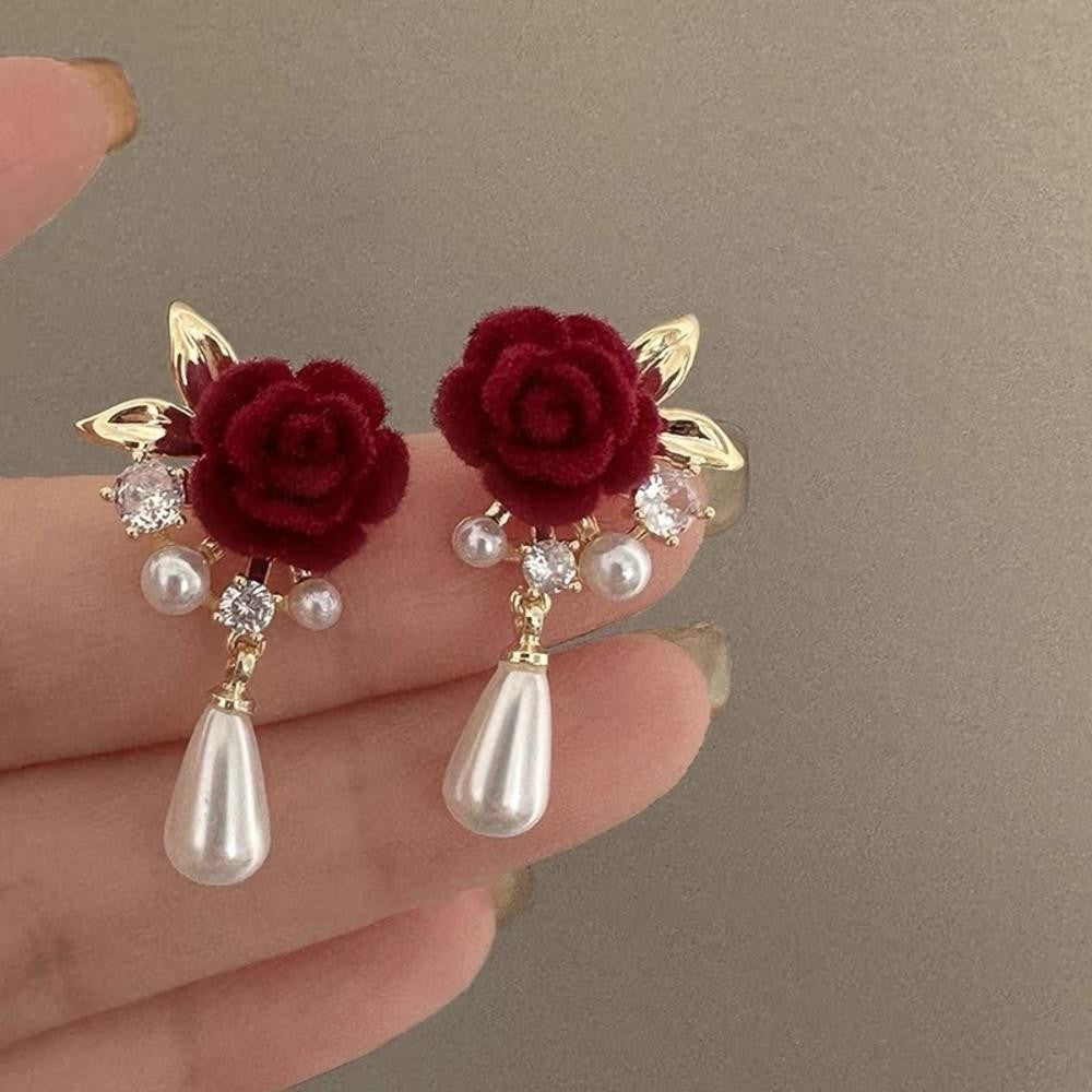 Brinco Rosa Perolada