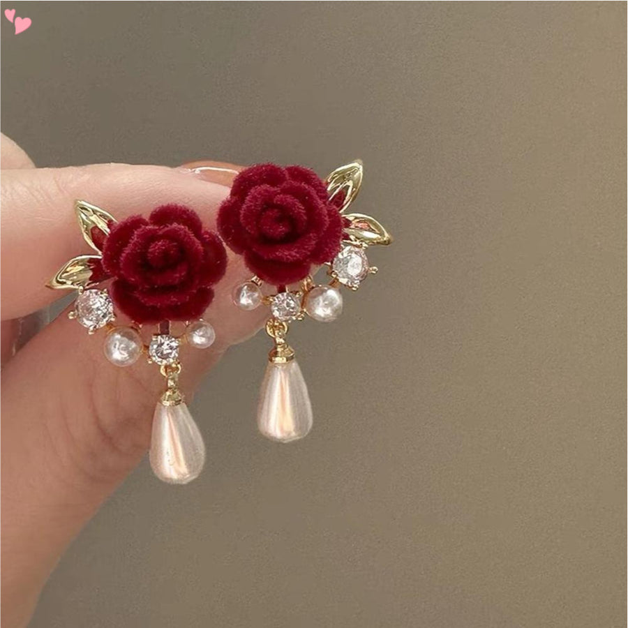 Brinco Rosa Perolada